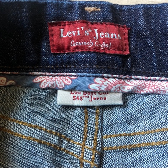 Rare! Levi’s retro pocket low rise bootcut 545 size 4 M - Picture 8 of 12